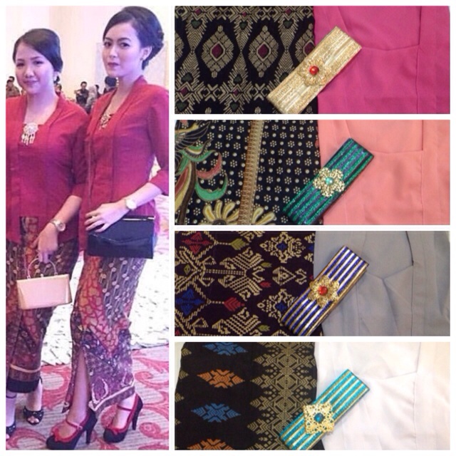 Set kebaya jadi kutubaru polos