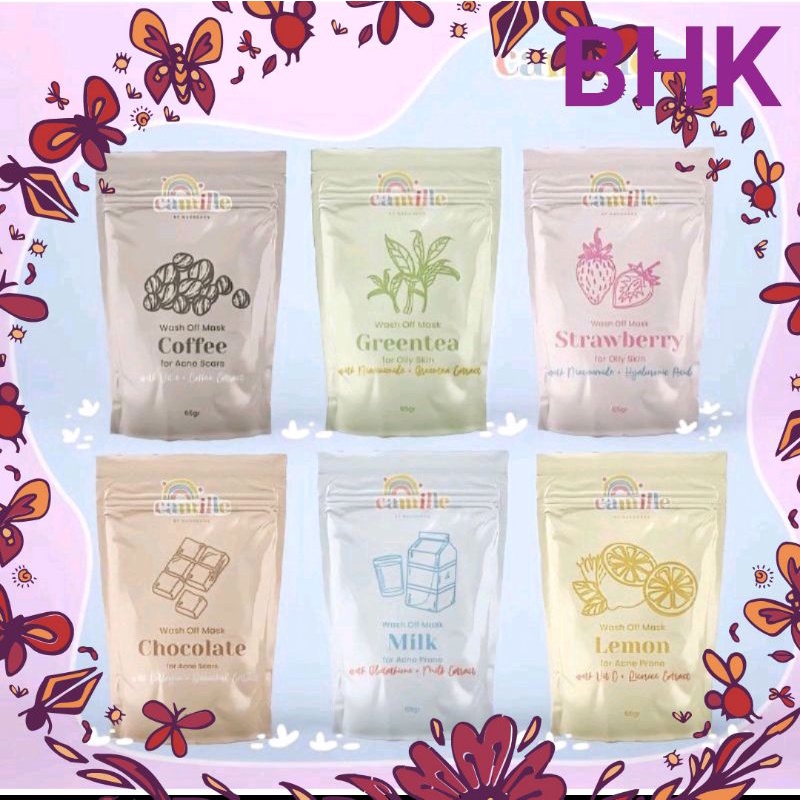 CAMILLE BEAUTE BPOM MASKER ORGANIK BY NADSHAVV (READY STOK)