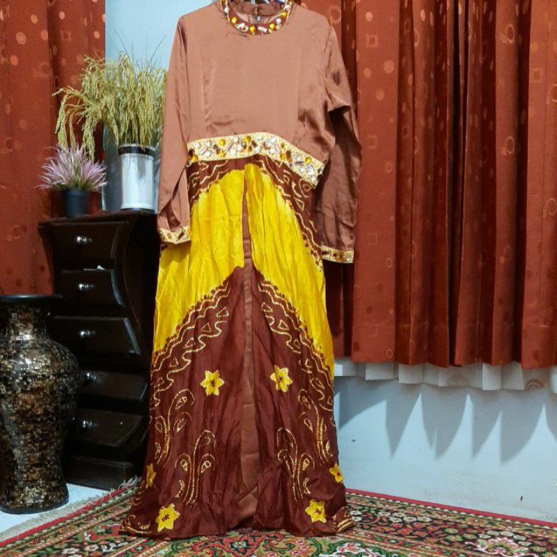 gamis coklat