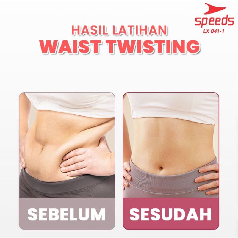 Alat Olahraga Putar Magnet Pelangsing Tubuh Pengecil Perut Waist Twisting Magnetic