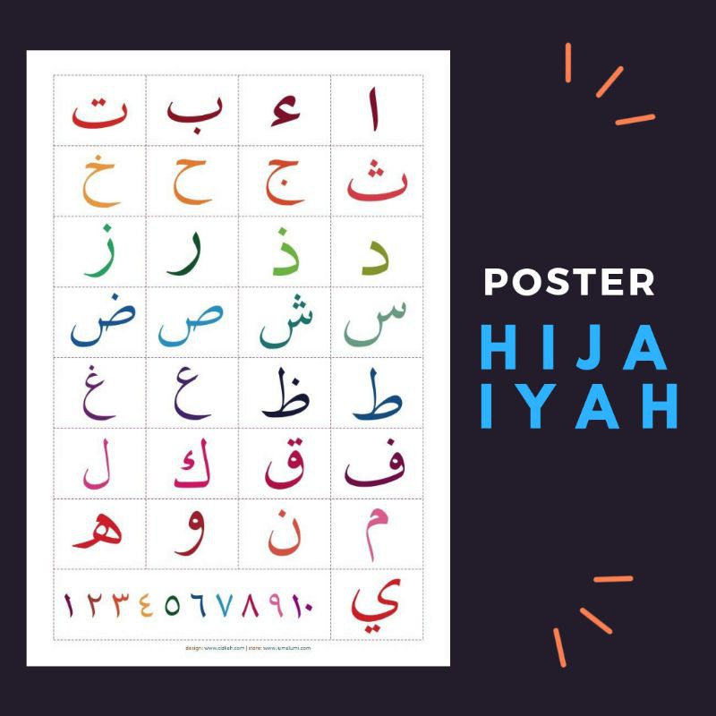 Poster Hijaiyah