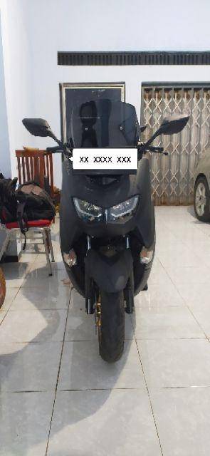 Breket Serpo Nmax,Nmax New 2020 Full Set+Breket Spion Breket Winshield+Mur Anti Jebol ( Wallnut )