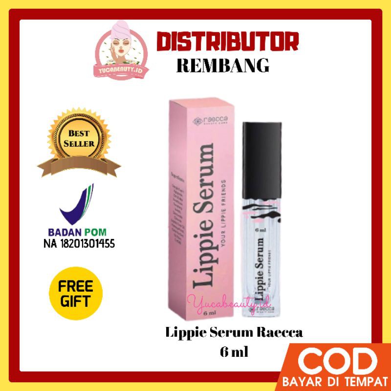 READY (STOCKIST REMBANG) LIPPIE GLOW POP SERUM RAECCA 6 ML SERUM BIBIR VIRAL BPOM