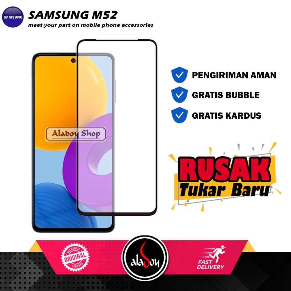 Tempered Glass Samsung M52 Anti Gores Layar Screen Protector