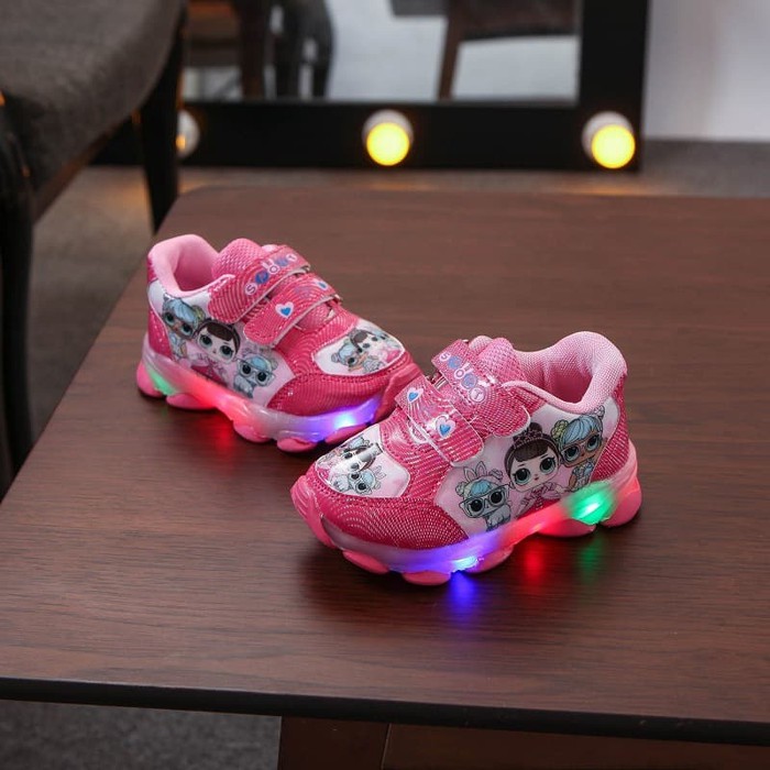 Sepatu anak led new LoL import size 21-30