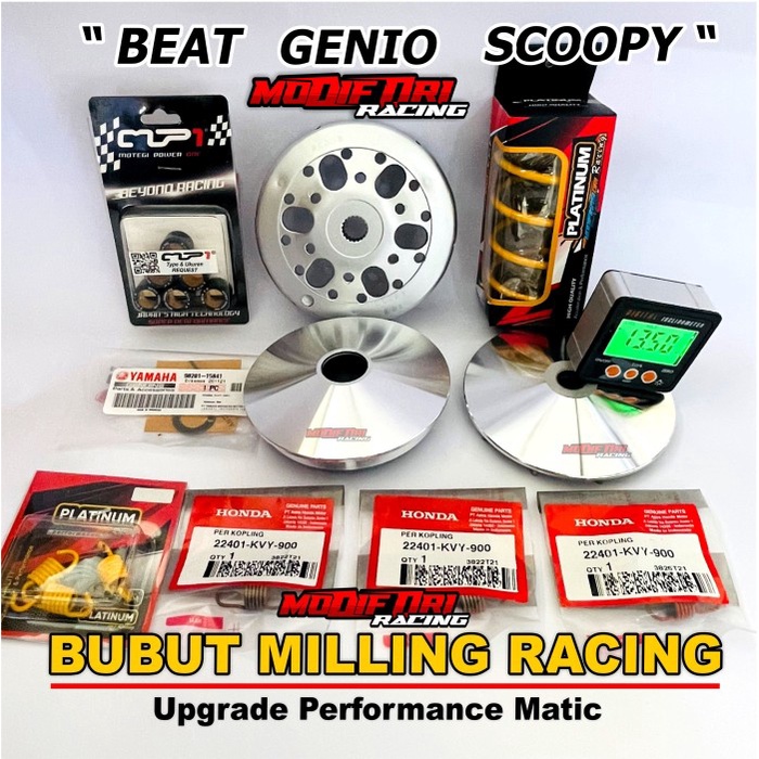 Paket cvt beat fi esp Upgrade CVT Beat Scoopy Pulley bubut honda beat