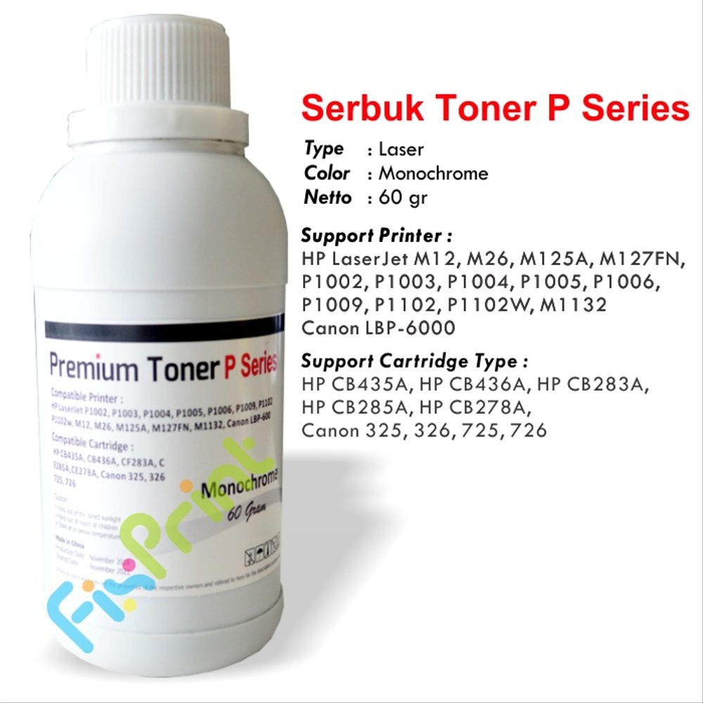 Serbuk Toner P Series Premium HP