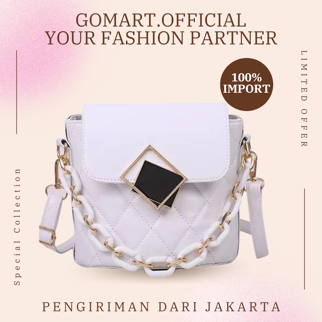 Tas Selempang Wanita Mini Import Terbaru - Tas Fashion Wanita Kekinian Terbaru - Tas Wanita Fashion Korea Import - Tas Wanita Kekinian - SL62