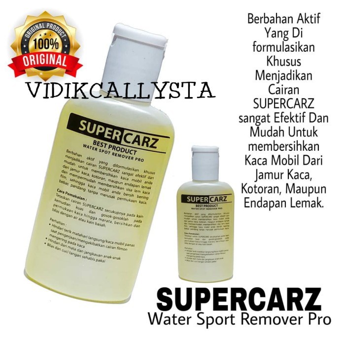 CAIRAN WATER SPOT REMOVER PENGHILANG JAMUR PADA KACA MOBIL