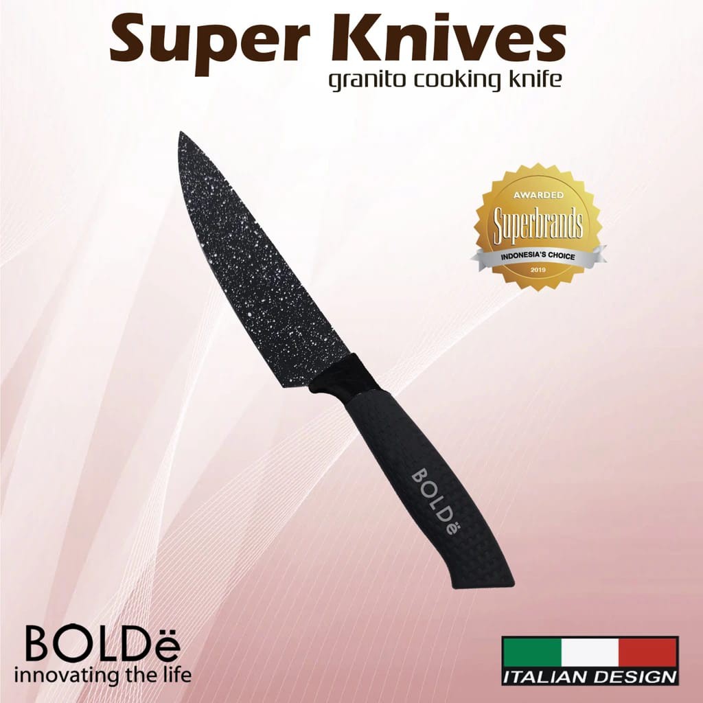 BOLDe Super KNIVES Granito Cooking Knife - Pisau Dapur