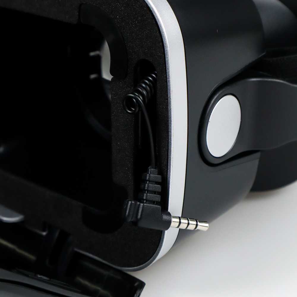 VR Box 3D Original Virtual Reality Glasses Dengan Headphone Headset Shinecon 6.0 Smartphone