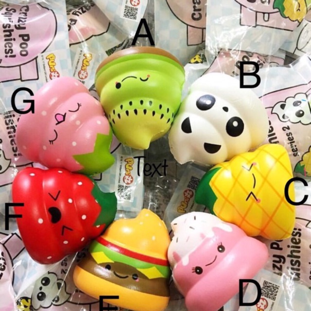 Squishy crazy poo puni maru
