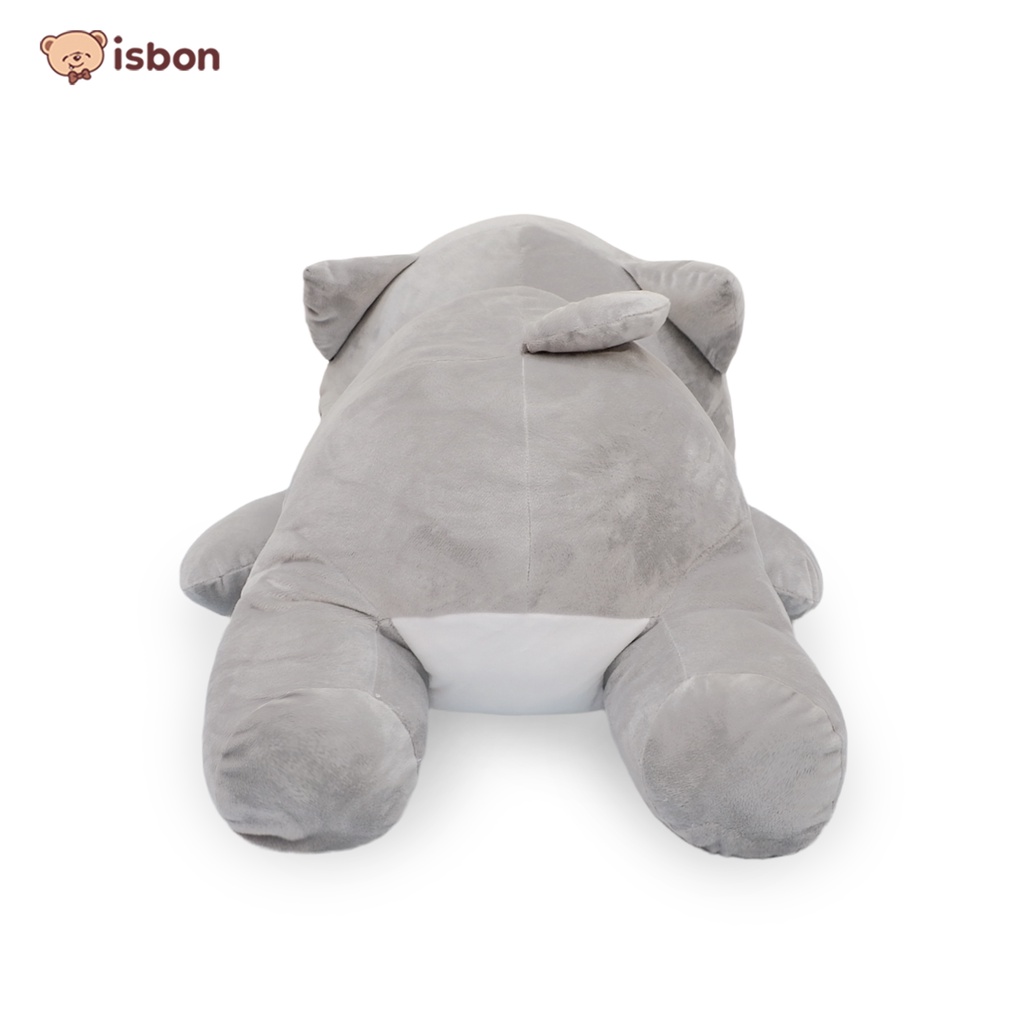 ISTANA BONEKA Anjing siberian Husky ly srigala squishy Abu Abu Cocok Untuk bantal Guling Bahan Halus dan Lembut By ISTANA BONEKA