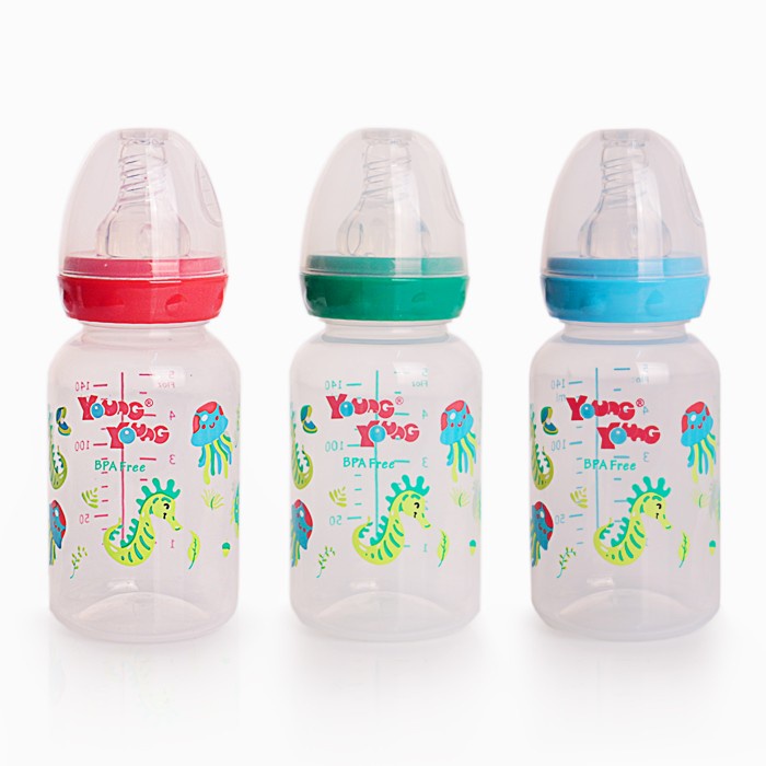 

Premium Botol Susu Bayi / Baby Feeding Bottle 140 ml BPA Free Young Young