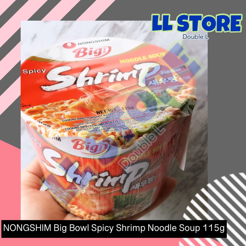 

NONGSHIM Big Bowl Spicy Shrimp Noodle soup 115g