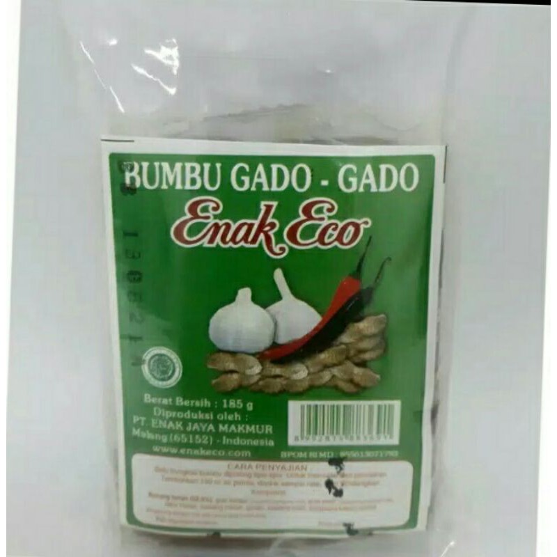 Jual Bumbu Gado Gado Hijau 185gr Indonesia Shopee Indonesia