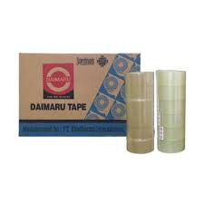 Lakban Daimaru Bening 2&quot; ( 5 CM ) ( 1 SLOP = 6 PCS )