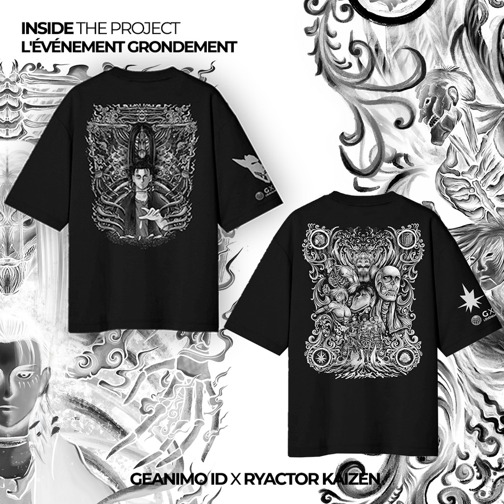 Geanimo X Ryactor Kaizen Oversized Shirt Limited Collaboration