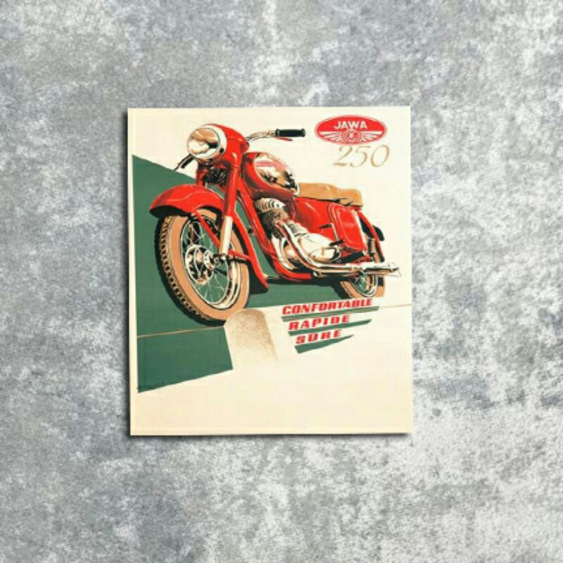 Poster Motor Honda Classic