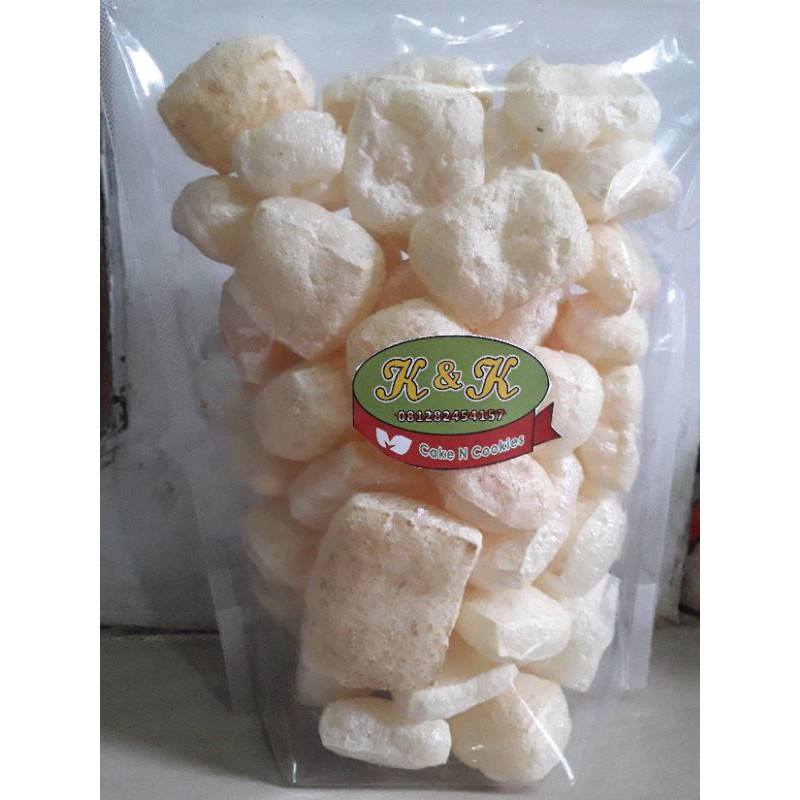 

krupuk kulit sapi/rambak 100gram