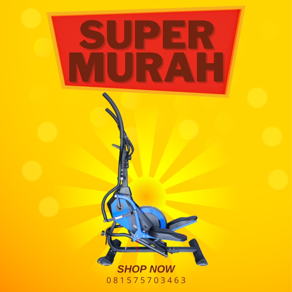 Sepeda Cross Trainer Bike TL 8000 COD Alat Fitness Murah