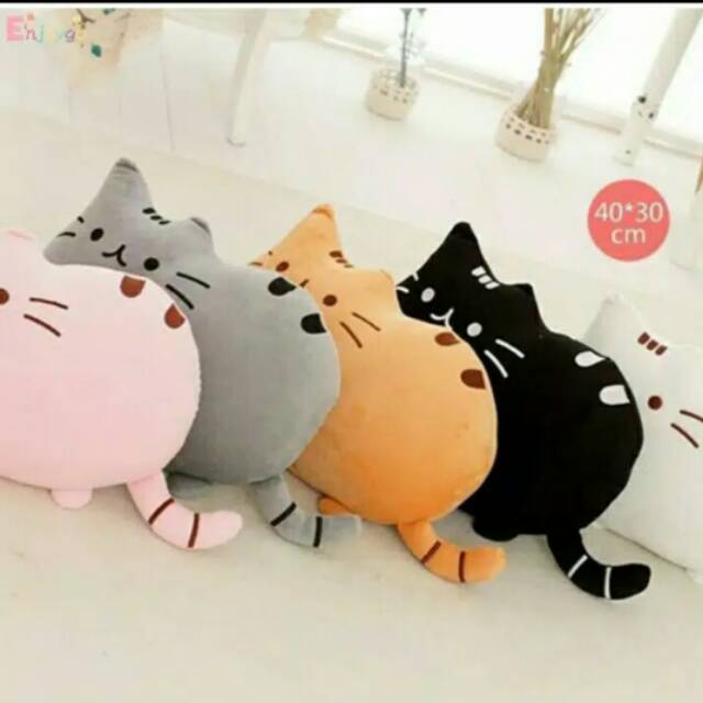 Fmfit Bantal kucing pusheen import (kualitas terjamin ) boneka bantal kucing line