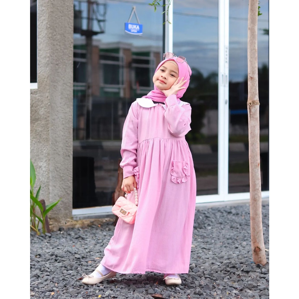 Promo GAMIS ANAK JELITA KATUN JEPANG LOKAL USIA 3-5 thn Keren