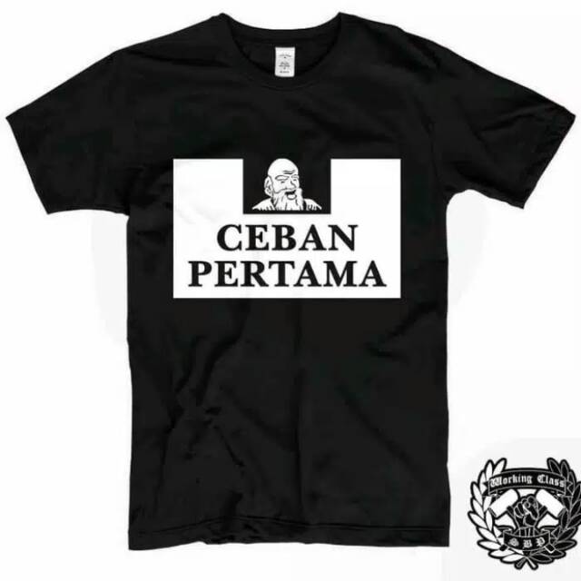Tshirt kaos Distro CAP ORANG TUA CEBAN PERTAMA