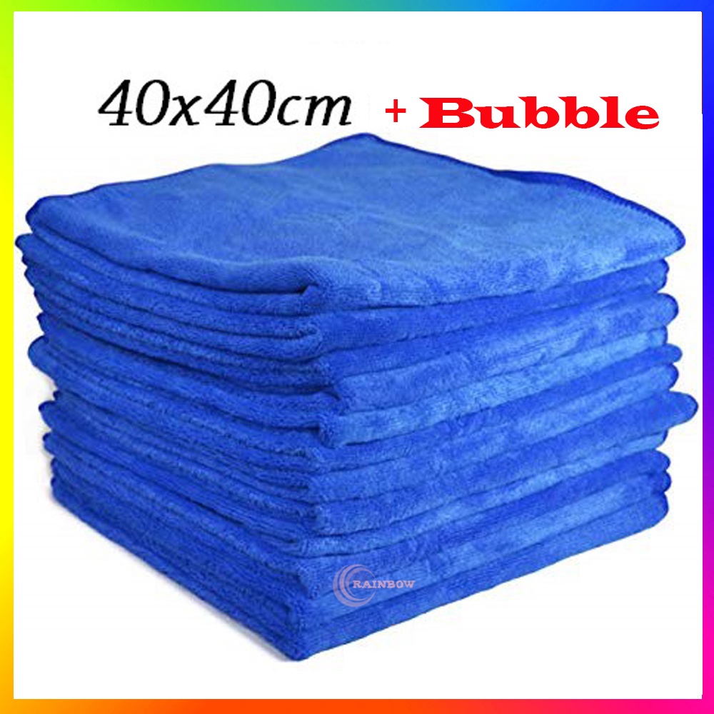 1 PCS Kain Lap Microfiber Kain Lap Serbaguna 25cm x 25cm / 40cm x 40cm / 70cm x 140 cm Kain Lap Multifungsi Kain Lap Anti Minyak Kain Lap Piring Lap Meja Lap Mobil Lap Motor Kain Lap Anti Minyak Kain Lap Dapur Serap Air Murah - Warna Acak