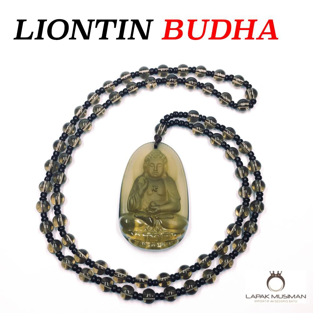 [Bayar di Tempat] SET KALUNG DAN LIONTIN BUDDHA GOTTAMA