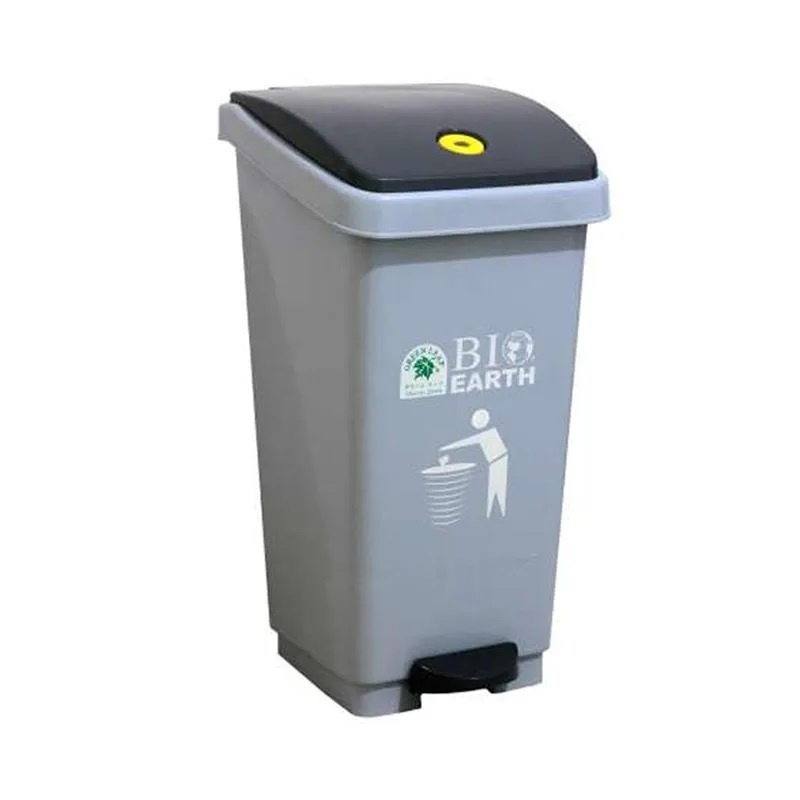 Tempat Sampah tong sampah injak  Kotak Sampah green leaf BIO Step On Dustbin 50 liter 2160