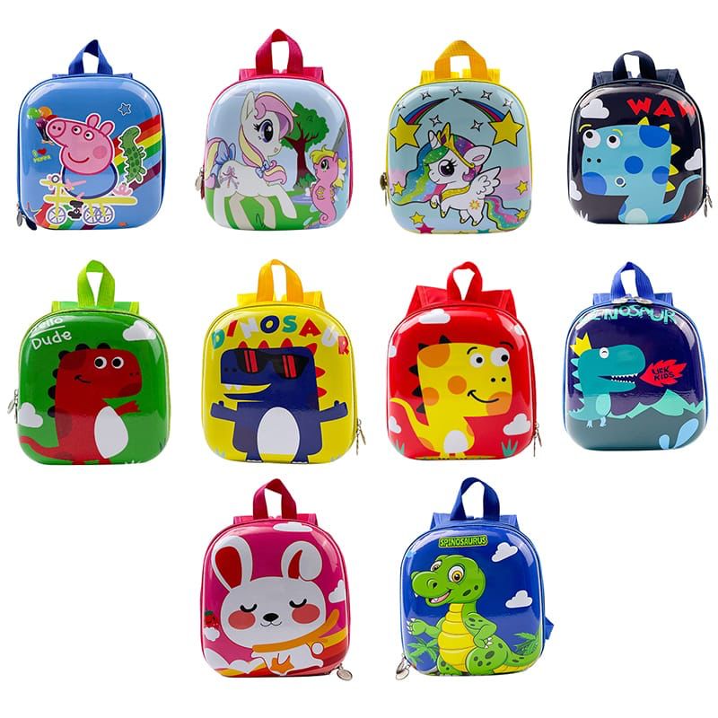 [Jualsemua18]Tas Ransel Anak Mini Kids Cartoon Hewan Karakter/Motif  Lucu Import