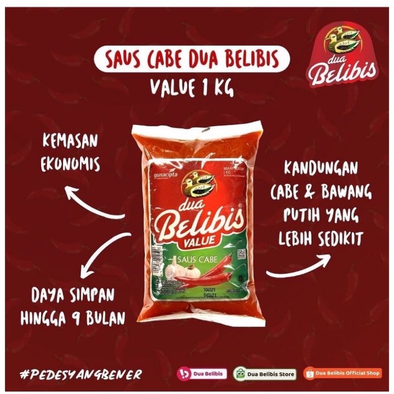 

DUA BELIBIS VALUE SAOS CABE (1kg)