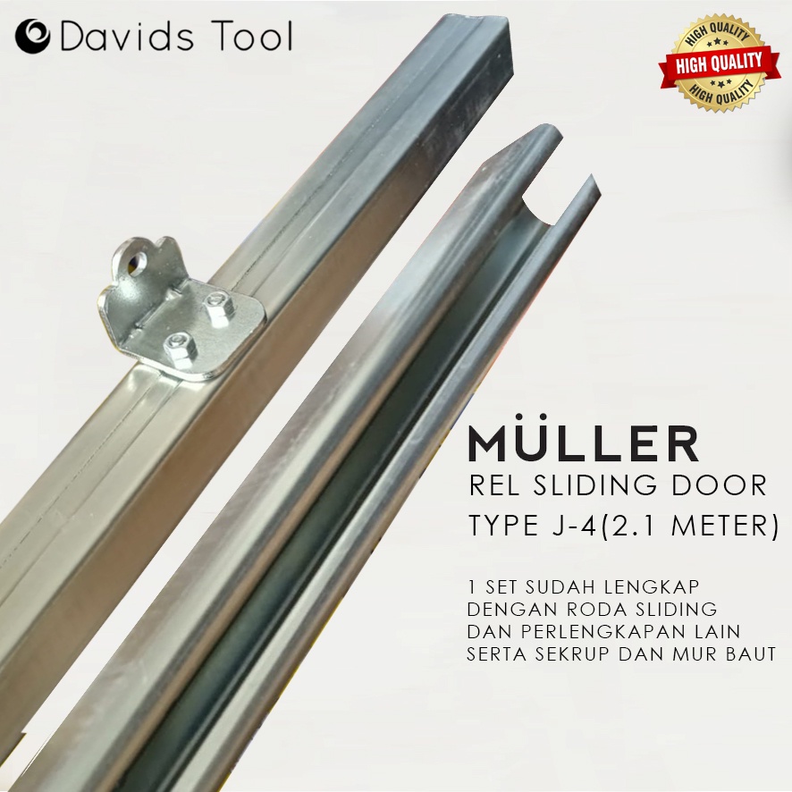 Muller Rel Pintu Geser Dorong Sliding Sleding 210 cm Type J4