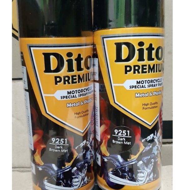 Pilok Pilox DITON Premium V9251 Dark Brown Met / Coklat Metalik / Vespa Coklat  (400cc/400ml)