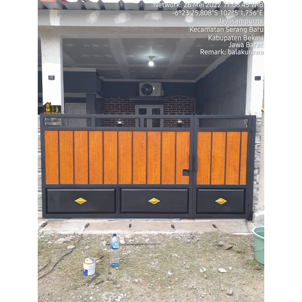 Jual PAGAR GERBANG GRC MINIMALIS MODERN | Shopee Indonesia