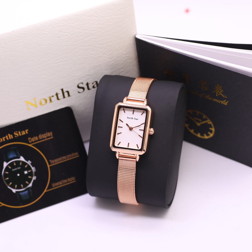 ( BISA COD ) JAM TANGAN WANITA NORTH STAR ORIGINAL NS-8095