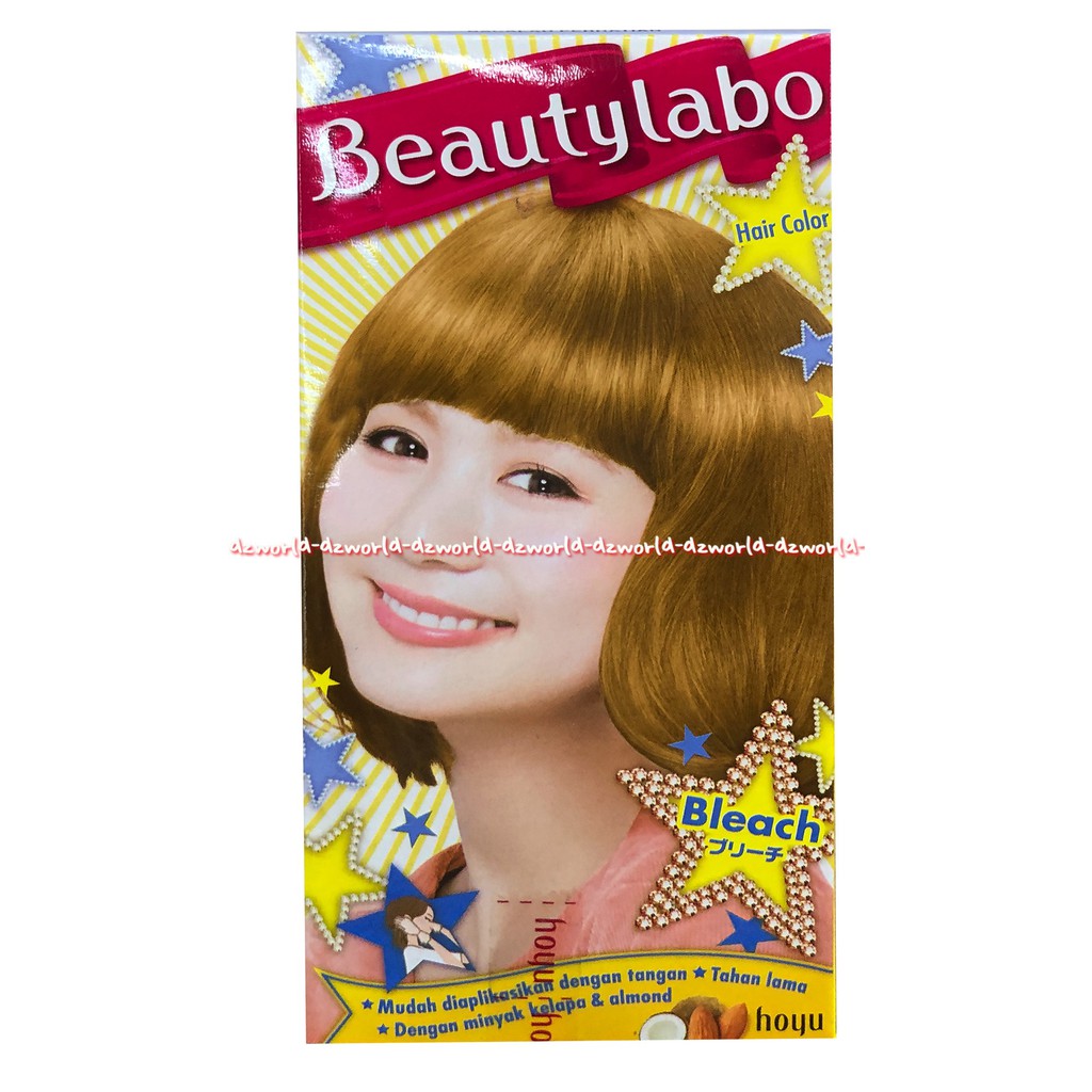 Beauty Labo Bleach Hoyu Cat Rambut Blonde Coklat Terang