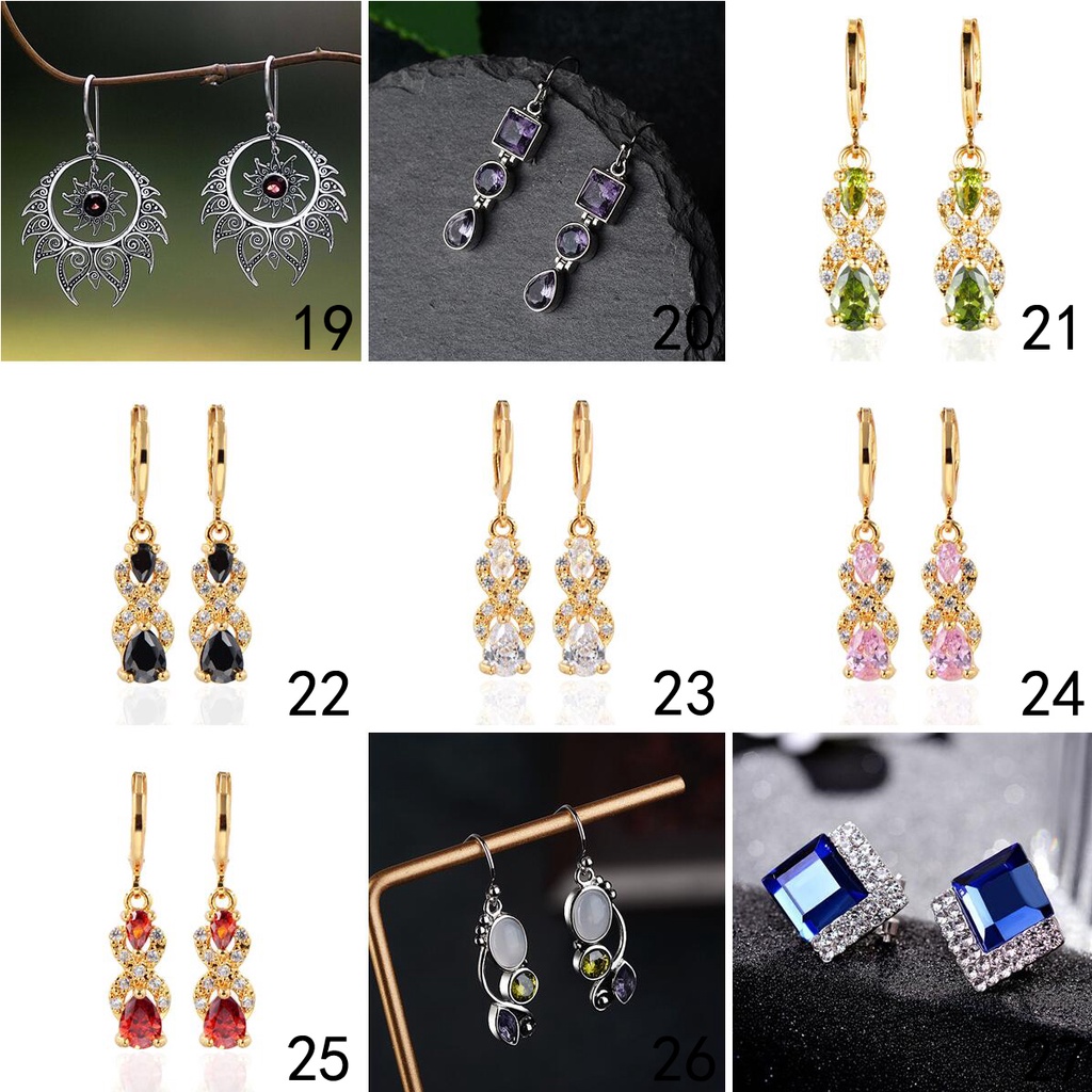 925 anting-anting perak murni, Busana sederhana, Anting-Anting wanita, Perhiasan Fashion Korea, Aksesoris telinga ED015