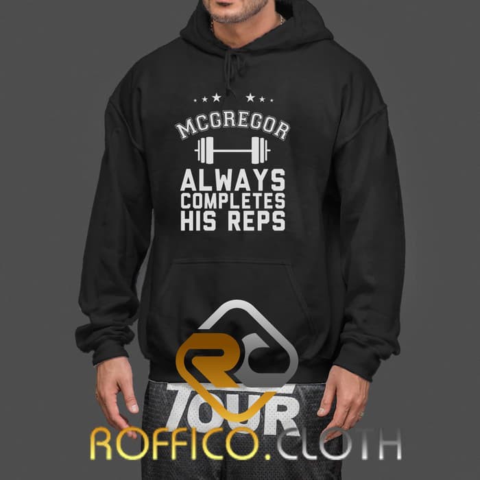 Jaket Hoodie Logo UFC Conor McGregor Always