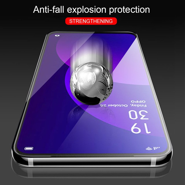 PAKET Tempered Glass Realme XT Screen Protector Full Cover + Antigores Tempered Glass Camera Lens