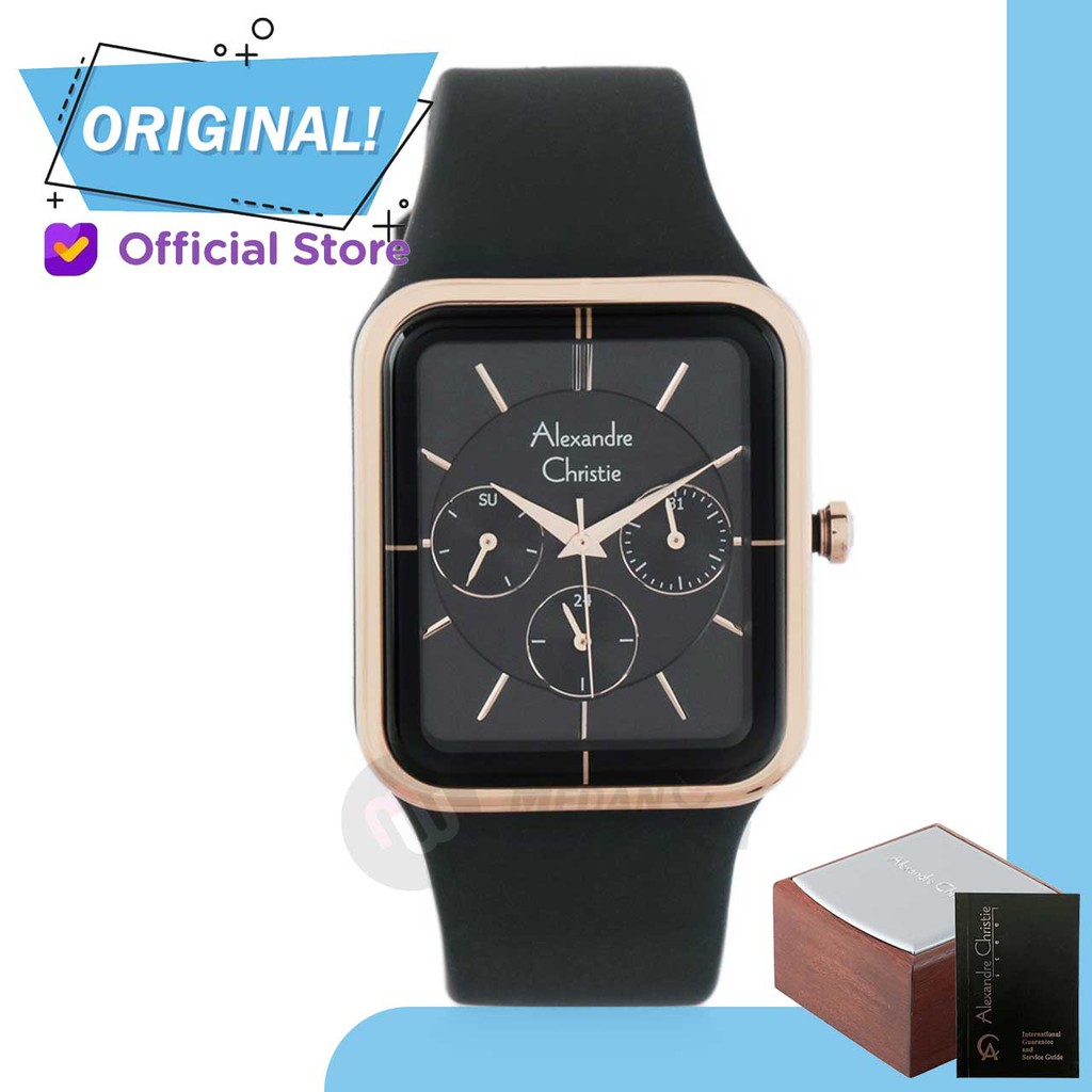 Jam Tangan Wanita Analog Alexandre Christie 2744BF AC2744 AC 2744 BF 2744 BFRRGBA Original Garansi R
