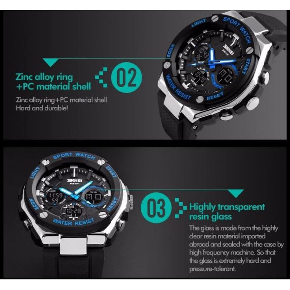 EXCLUSIVE JAM TANGAN SKMEI ORIGINAL LED ANTI AIR GELANG JAM TANGAN SPORT JAM TANGAN ORIGINAL