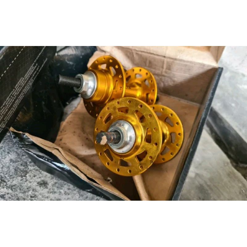 Hub freehub free hub vuelta pista lubang 32 H 32H hole sealed bearing longcer sepeda fixie doltrap