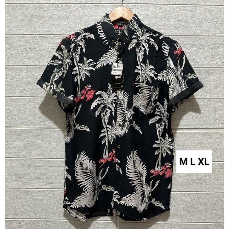 Moxsasecondstore-Kemeja Rayon Pria Kemeja Pendek Pria Kemeja motif Pria Kemeja Pantai Pria Kemeja Pe