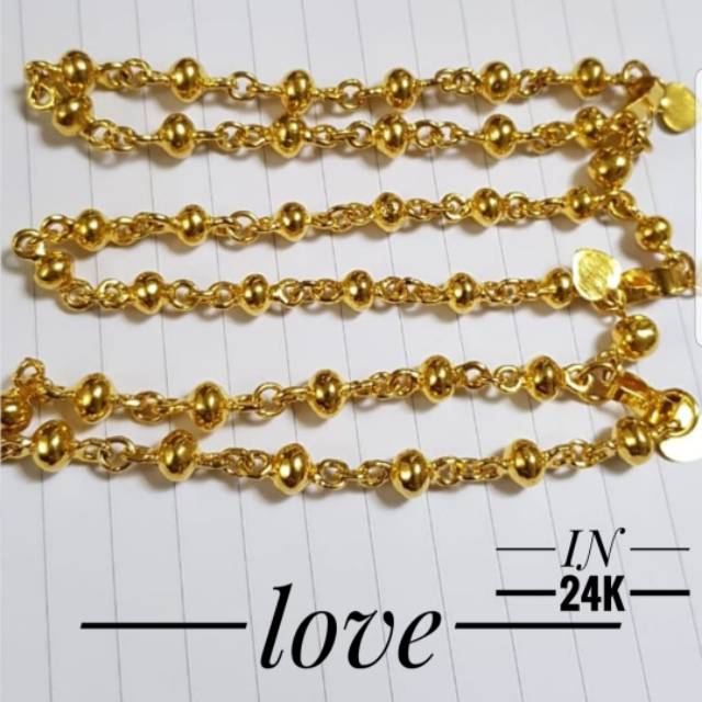 Xuping gelang lapis emas 24k 0521i