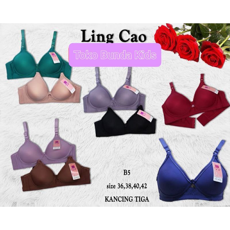 BH LINGCAO B5 KAIT 3 | BRA WANITA LINGCAO 100%ASLI