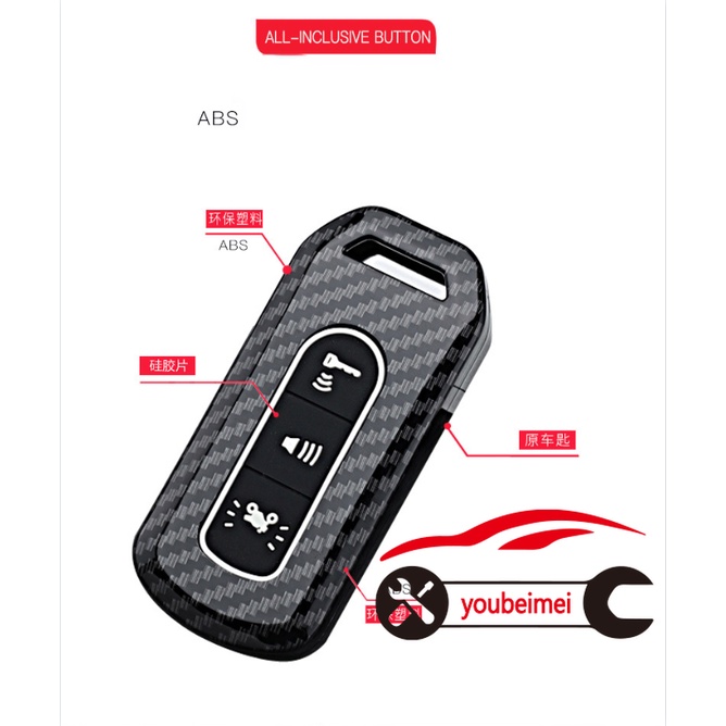 Case Holder Remote Kunci Motor Bahan ABS Karbon Untuk Honda ADV150 Adv 150 PCX150 PCX 150 PCX125 PCX 125 SIPER SH125 PCX-150 Adv CUB C125