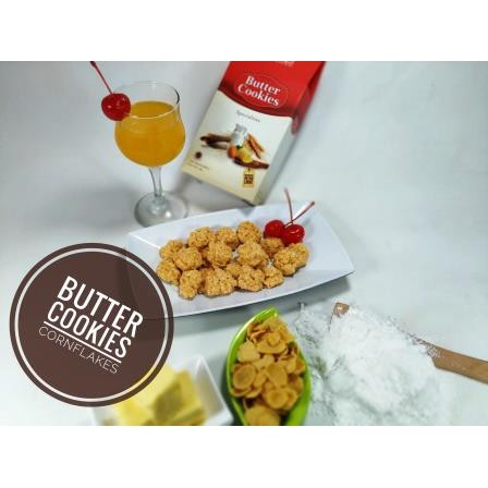 

Kue Kering Corn Flakes Butter Cookies