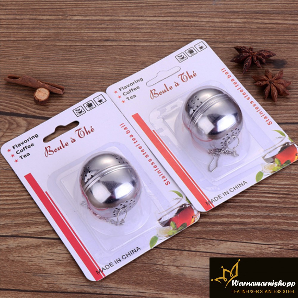 Stainless Steel Tea Ball Filter Infuser Saringan Teh Bola Filter Teh